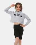 Grey Pullover BRKLYN Hoodie