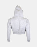 Grey Women's Plain Long - Sleeve Hoodie