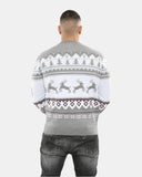 Grey Xmas Tree Crewneck Sweatshirt