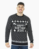 Happy Birthday Jesus Black Jumper