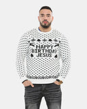Happy Birthday Jesus Cream Jumper