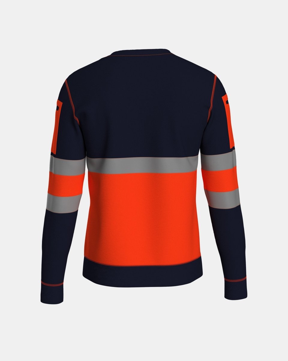 Hi Vis Sweatshirts Orange/Navy (SW1)