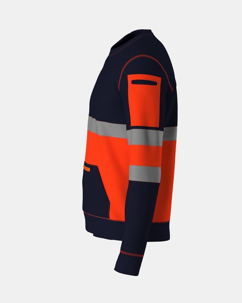 Hi Vis Sweatshirts Orange/Navy (SW1)