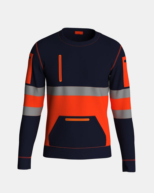 Hi Vis Sweatshirts Orange/Navy (SW1)