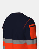 Hi Vis Sweatshirts Orange/Navy (SW1)