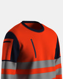 Hi Vis Sweatshirts Orange/Navy (SW2)