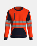 Hi Vis Sweatshirts Orange/Navy (SW2)