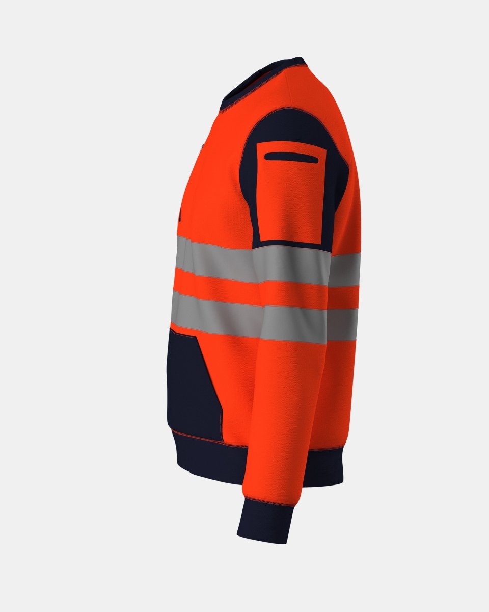 Hi Vis Sweatshirts Orange/Navy (SW2)
