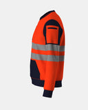 Hi Vis Sweatshirts Orange/Navy (SW2)