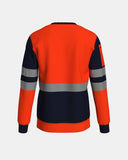 Hi Vis Sweatshirts Orange/Navy (SW3)
