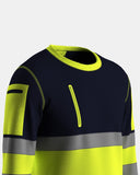 Hi Vis Sweatshirts Yellow/Navy (SW1)