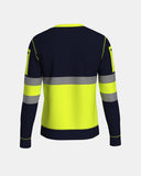 Hi Vis Sweatshirts Yellow/Navy (SW1)