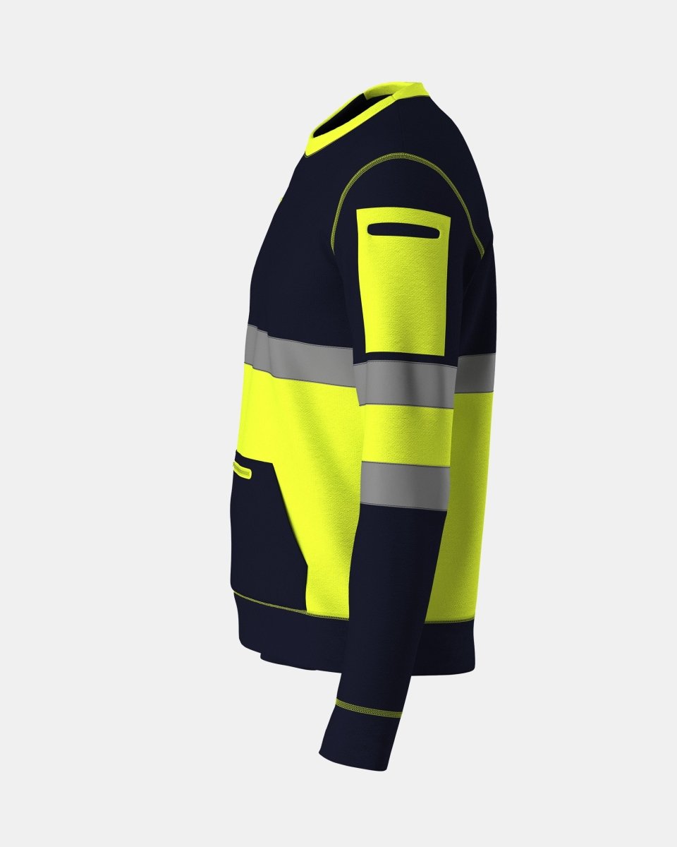 Hi Vis Sweatshirts Yellow/Navy (SW1)