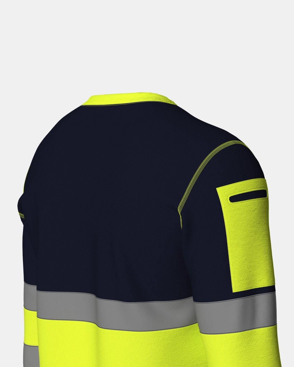 Hi Vis Sweatshirts Yellow/Navy (SW1)