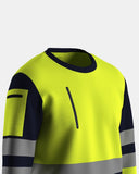 Hi Vis Sweatshirts Yellow/Navy (SW3)