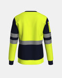 Hi Vis Sweatshirts Yellow/Navy (SW3)