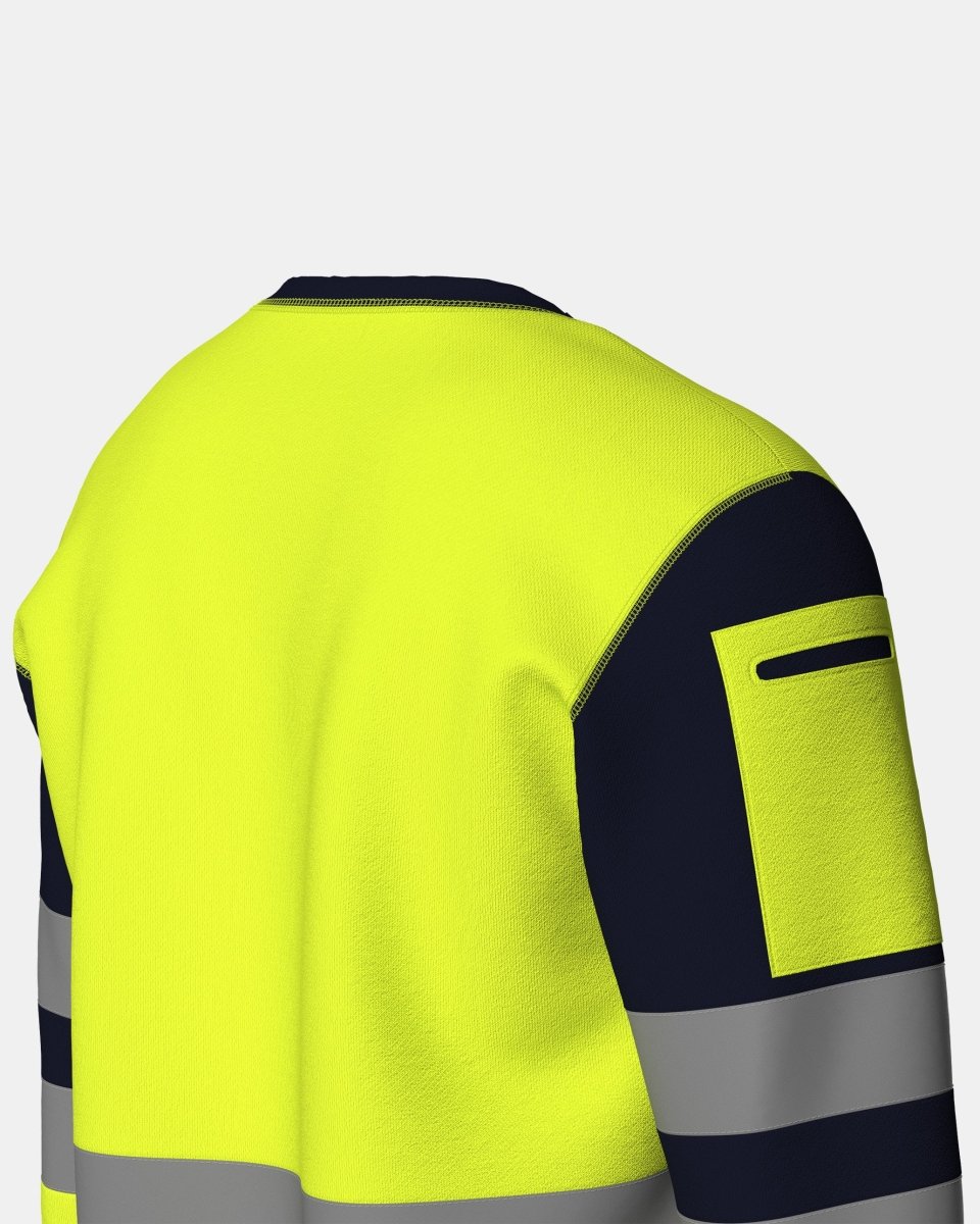 Hi Vis Sweatshirts Yellow/Navy (SW3)