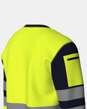 Hi Vis Sweatshirts Yellow/Navy (SW3)
