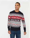 Hoho Snowman Penguin Navy Festive Jumper