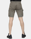 Khaki Knee Length Cargo Shorts