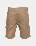 Khaki Mens Combat Canvas Chino Shorts