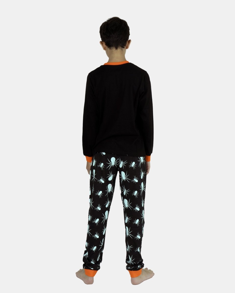 Kids Black Spider Nightwear Set
