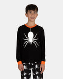 Kids Black Spider Nightwear Set