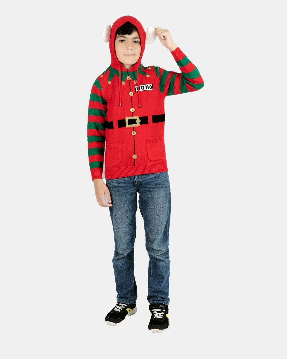 Kids Elf Hoho Red C - Jumper