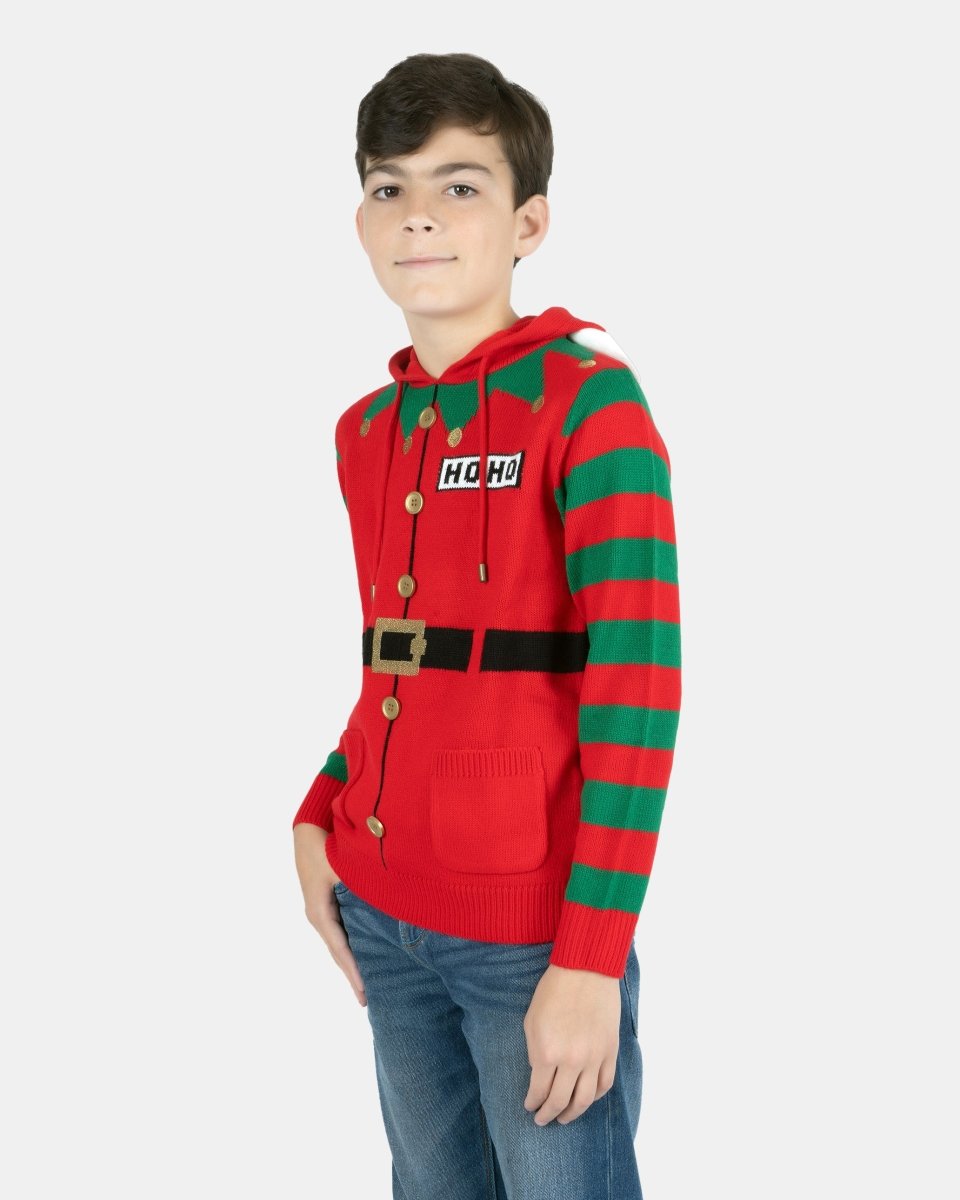 Kids Elf Hoho Red C - Jumper