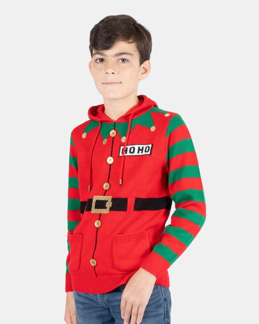 Kids Elf Hoho Red C - Jumper