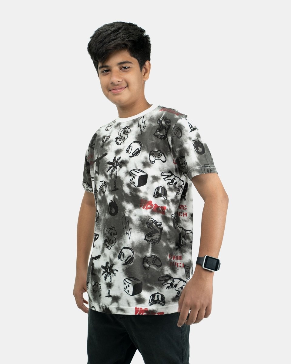 Kids Gaming Tie Dye T Shirts (Pack of 2)
