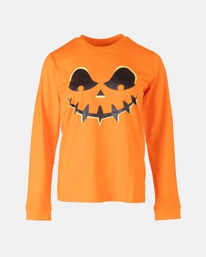 Kids Orange Pumpkin Nightwear Set