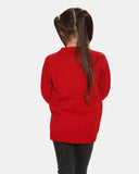 Kids Penguin Red Retro Christmas Jumper