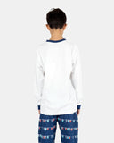 Kids White Snowman Nightwear Set