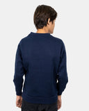 Let It Snow Navy Kids Christmas Jumper