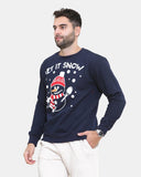 Let It Snow Navy Men’s Christmas Jumper