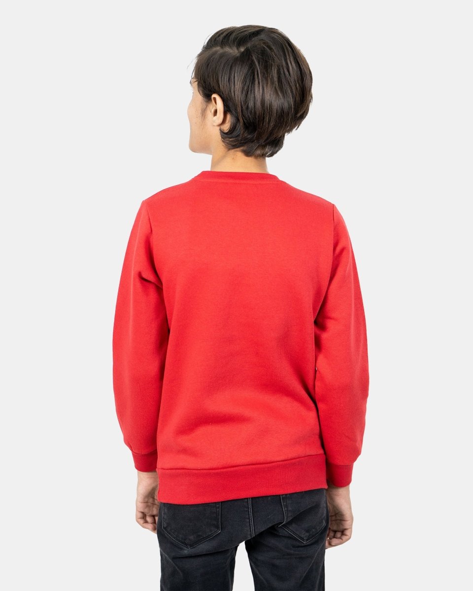 Let It Snow Red Kids Christmas Jumper