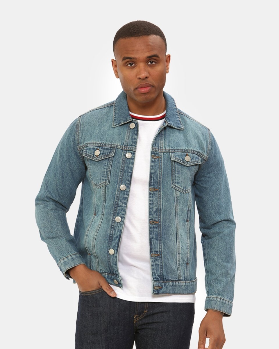 Light Blue Classic Washed Denim Jacket