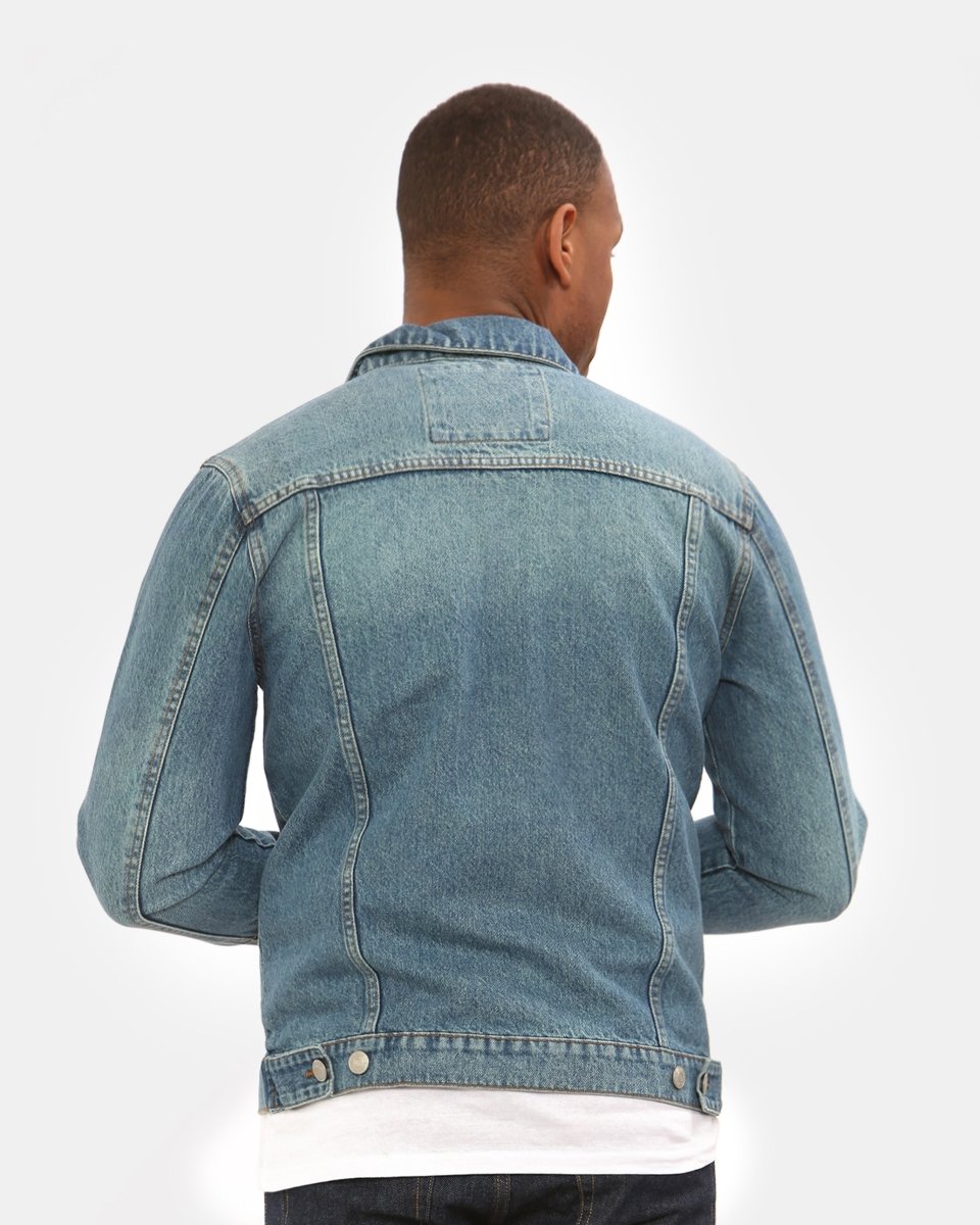 Light Blue Classic Washed Denim Jacket