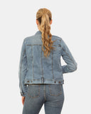 Light Blue Ladies Trucker Denim Jacket