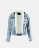 Light Blue Sherpa Lining Premium Jacket