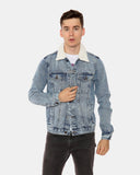 Light Blue Western Style Denim Jacket