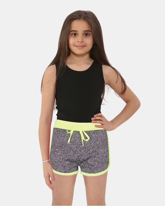 Lime Kid's Workout Casual Short