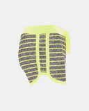 Lime Stripe Gym Fleck Summer Shorts