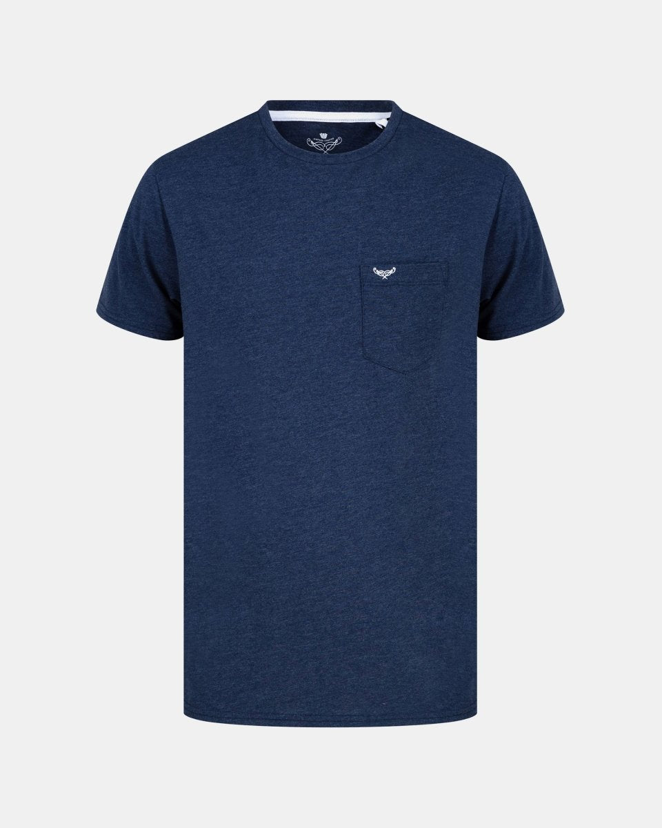 Marl Denim Men's Plain T-Shirt