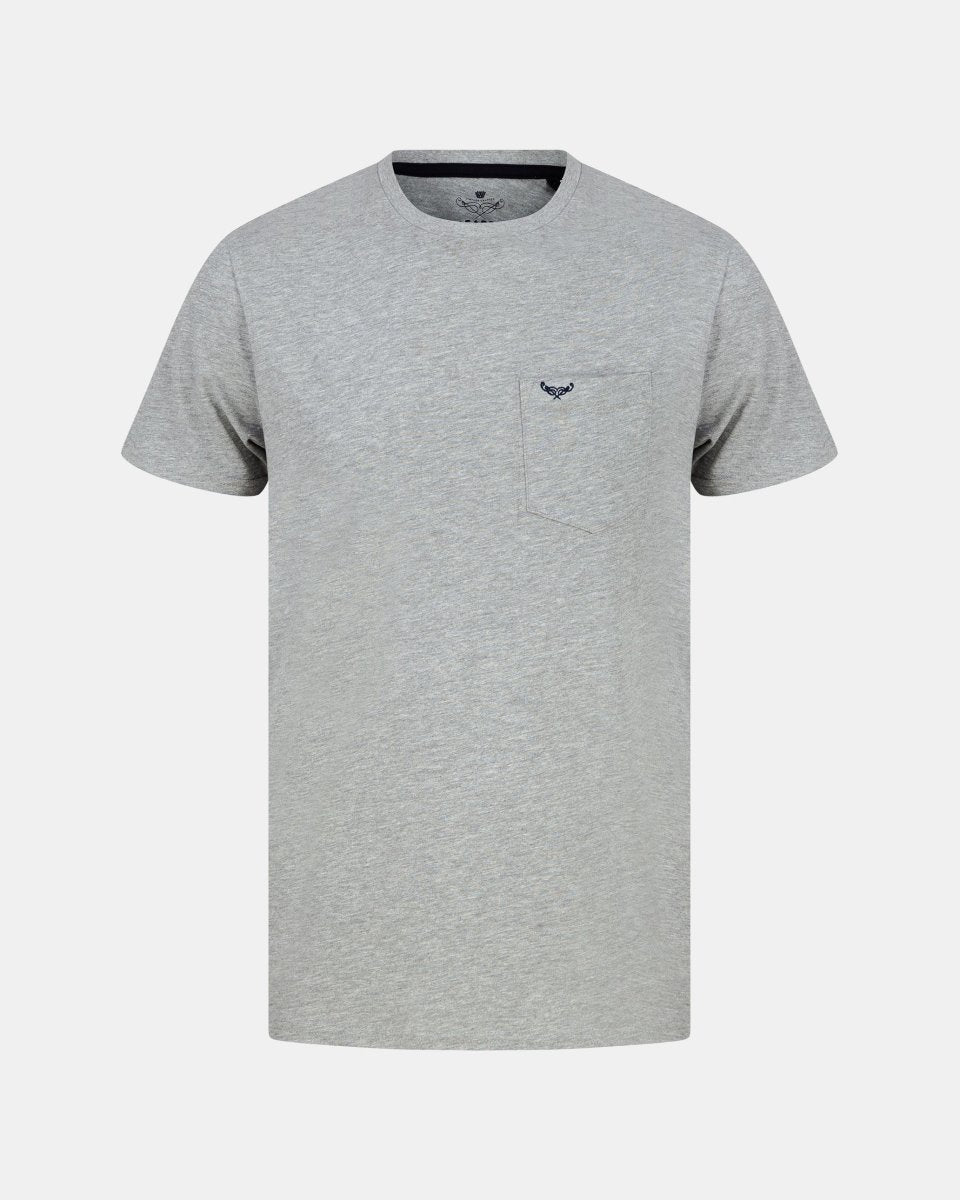 Marl Grey Men's Plain T-Shirt
