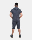 Mel Charcoal Men One - Piece Jumpsuit