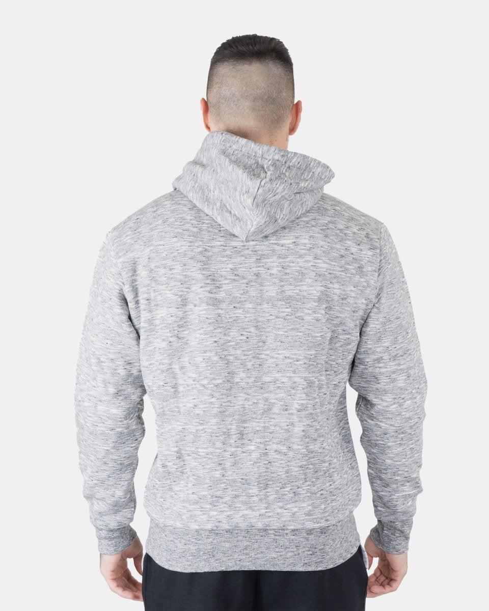 Melange Charcoal Sherpa - Lined Hoodie