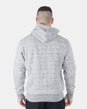 Melange Charcoal Sherpa - Lined Hoodie