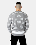 Men Gift Elf Grey Xmas Jumper